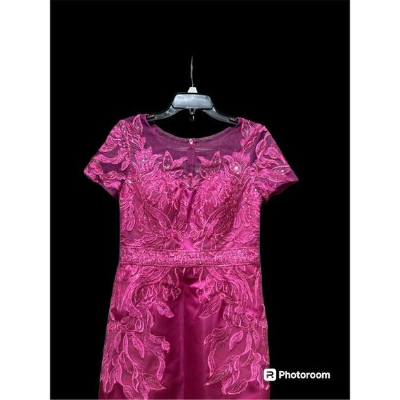 JJ’s house short sequin sheath formal sequin lace dress new 4 orchid - Picture 3 of 7